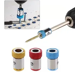 6.35mm Universal Magnetic Ring Alloy Magnetic Ring Screwdriver Bit Anti-corrosion Strong Magnetizer Drill Bit Magnetic Ring Tool