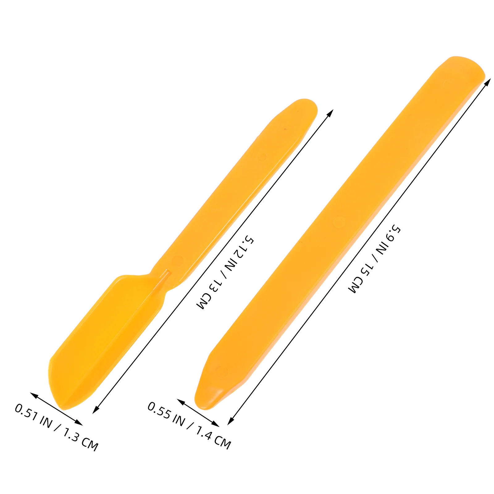 20 مجموعات المهنية السد مكشطة الأصفر مريح غراء الزجاج مجرفة المتبقية مزيل الصمغ أداة زاوية سلبية للمطبخ #4