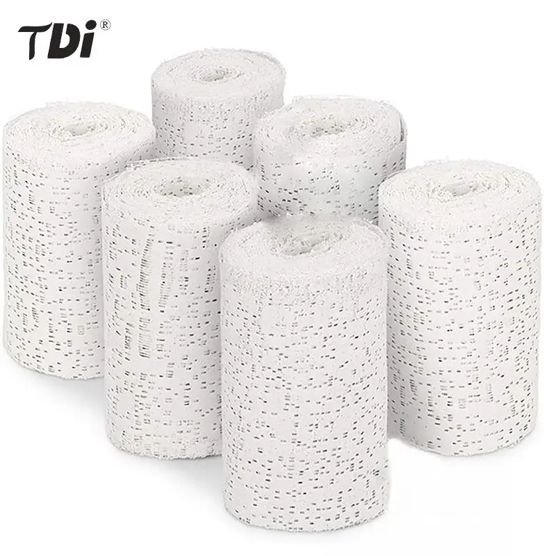 Plaster Cloth Rolls Bandages Cast Orthopedic Tape Cloth Gauze Emergency Muscle Tape First Aid Protective Bracket Health Tool