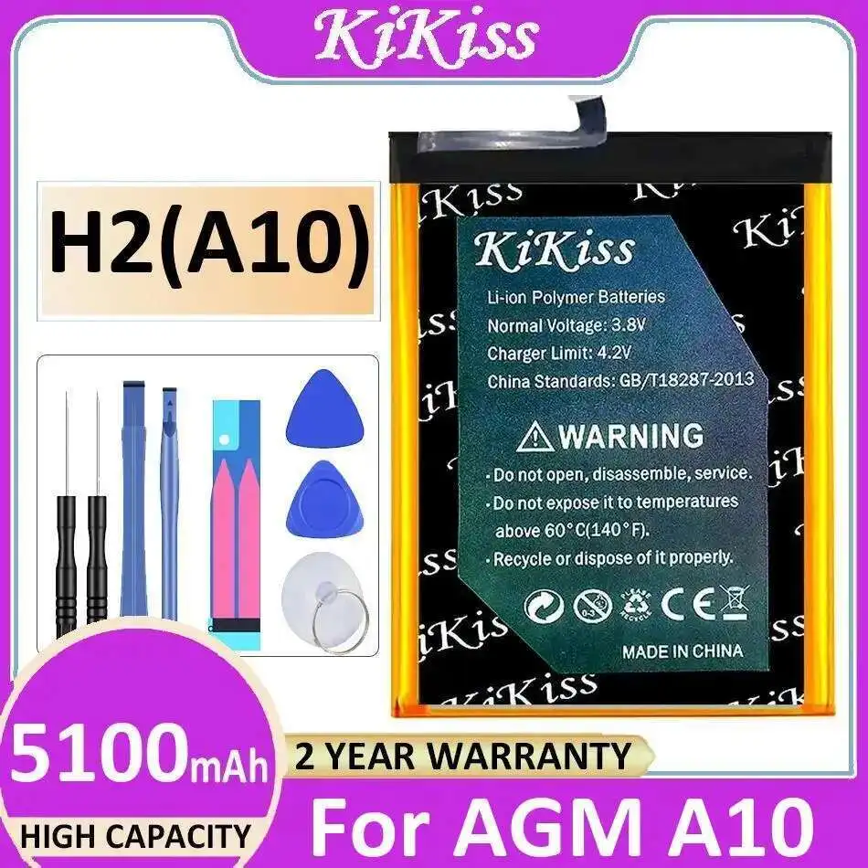

H2 A10 High-Efficiency For Agm Mobile Phone Battery 5100Mah