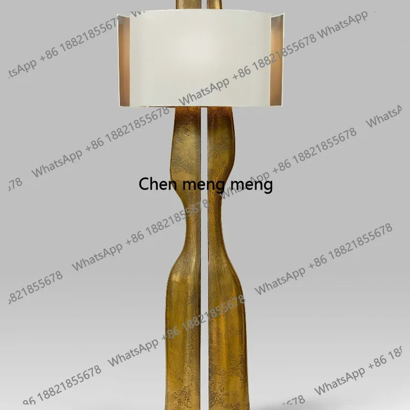 

Italian wood resin living room floor lamp bed and breakfast bedroom sofa next to high-end atmosphere lamps