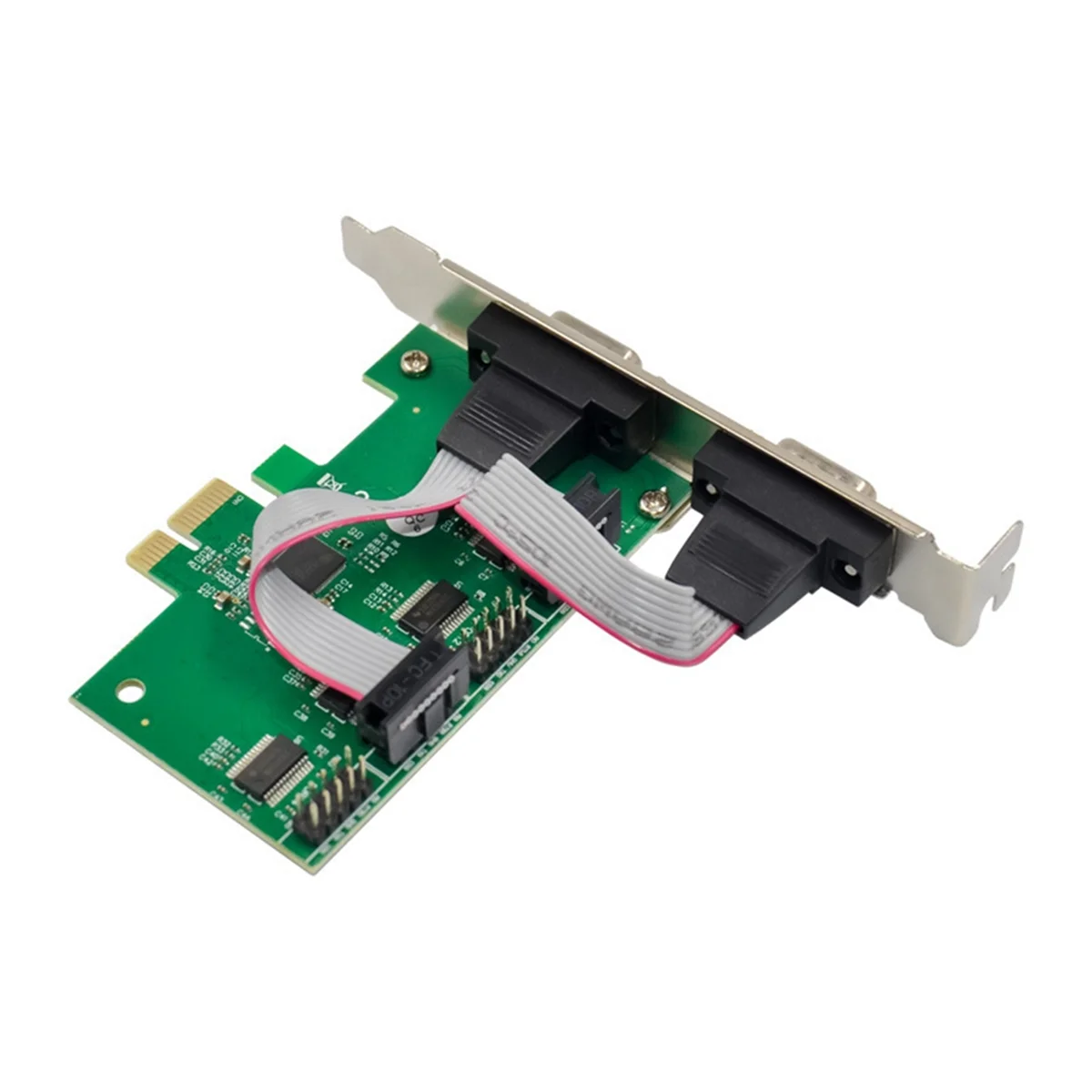 

Карта расширения ST318 PCIe X1 AX99100 4S DB-9 Pin RS232 COM1 Порт Многофункциональная удобная карта расширения