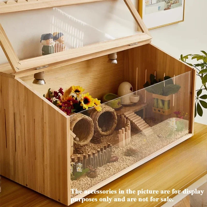 

New Small Pet Feeding Box Chick Insulation Box Hamster Box Climbing Pet Villa - for Pet Mice Rutin Chickens Reptiles Hedgehogs