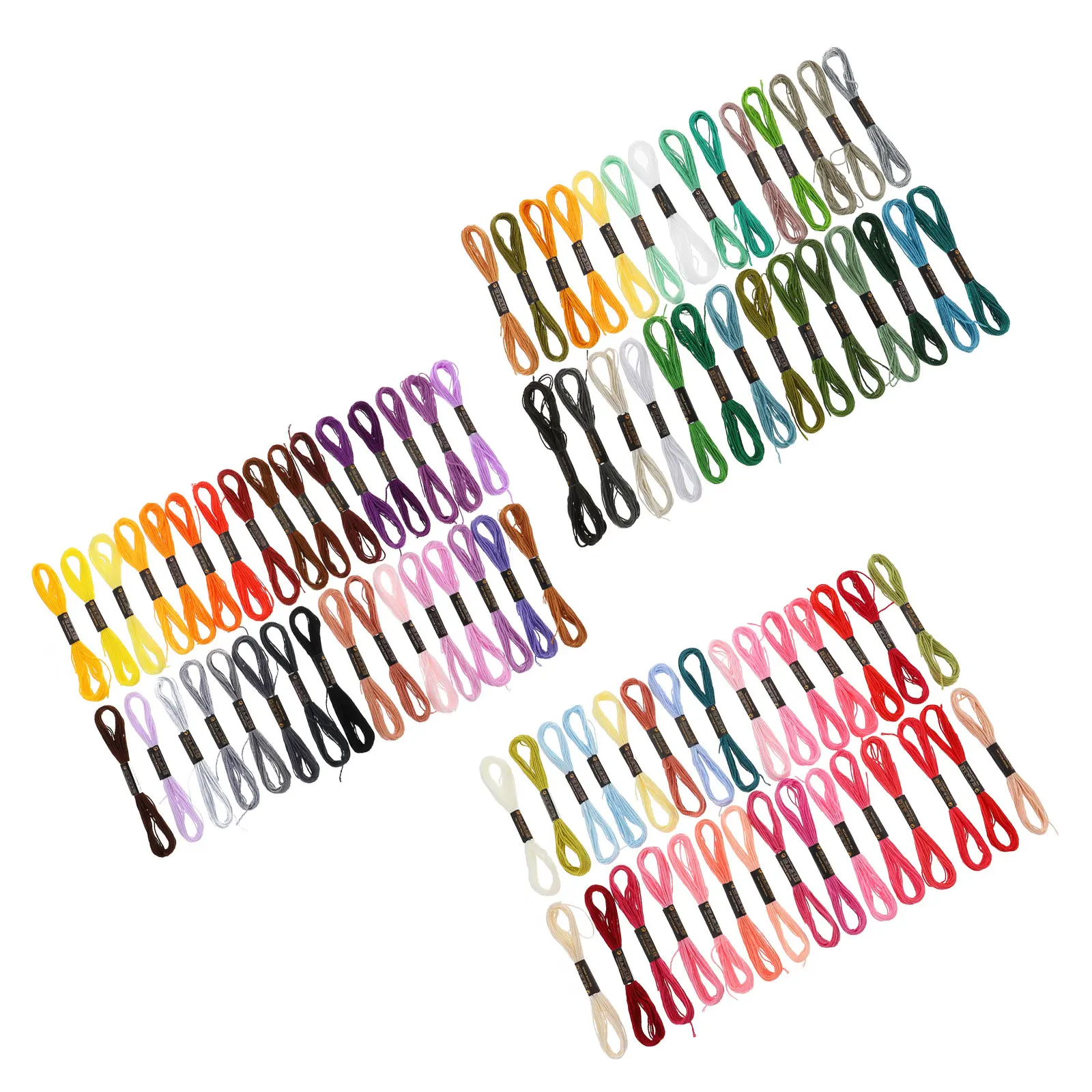 

100 Colors 8M Embroidery Thread DIY Cross Stitch Threads H Polyester Sewing Supplies Non Fading Rich Luster Smooth