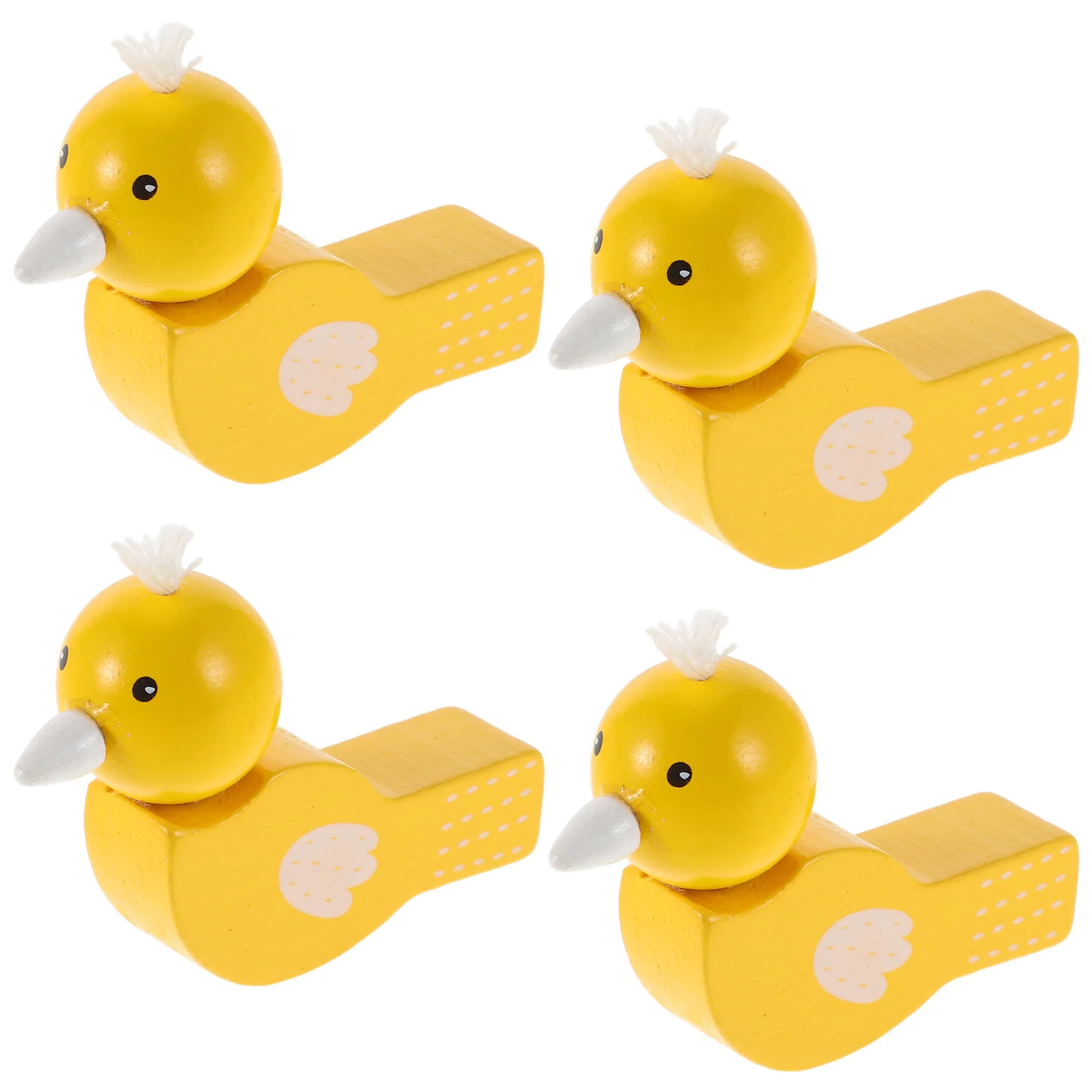 นกหวีดไม้เลียนเสียงนกร้อง 4 ชิ้น เครื่องดนตรีสำหรับเด็กเล็ก ของขวัญวันเกิด ของเล่นนกสำหรับเด็ก