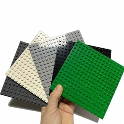 16x16 Two Sided Dots 91408 City Base Plate for Bricks Baseplate Board Pixel Painting  DIY Building Blocks Sets Parts 1PCS/LOT