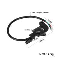 Scooter Hall Replacements Hand Brake Hall Line for Xiaomi M365 PRO 1S MI3 Electric Scooter Wire Cable Replacement Repair Parts