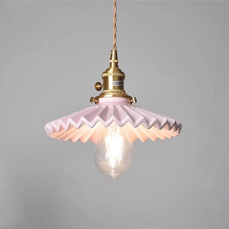 

Macaron Nordic Ceramic B & B Restaurant Bar Brass Bedroom Bedside Balcony Chandelier