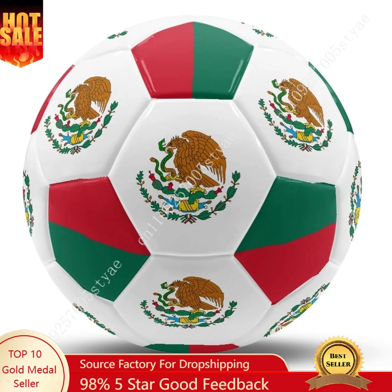 

Mexico Flag Mexican Soccer Ball Leather Football Light Sport Equipment Durable Soccer Balls for Indoor Outdoor Match Training