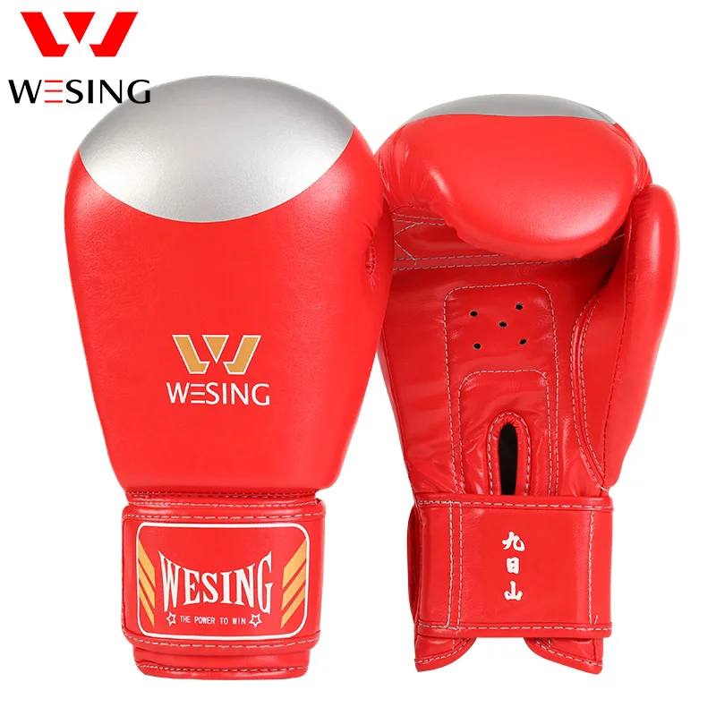 Wesing Martial Arts Equipment Wushu Sanda Protector Gear Sanda Competition Training 8Pcs Sets Free Shipping