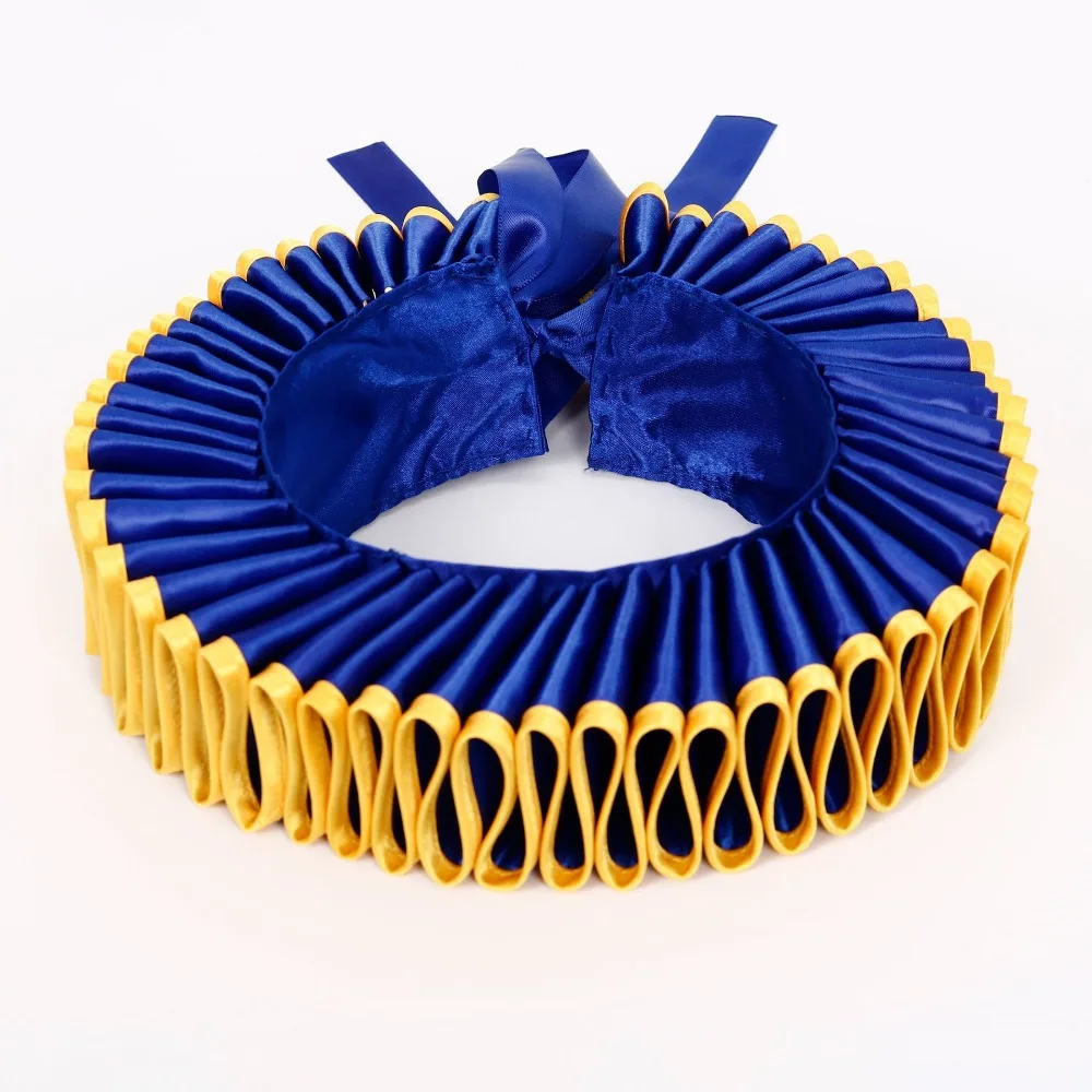 Detachable Halloween Neck Ruffled Collar Opera Victorian Costume Circus Clowns Ruff Collar Vintage Retro