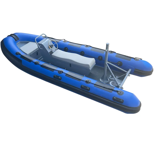 16ft Rhib 480 Semi-rigid Aluminum RIB ORCA/Hypalon/PVC Inflatable Boat For Fishing