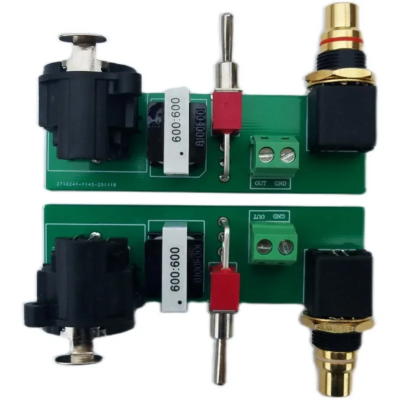 Dy-001 2 uds Ssm2141 señal XLR equilibrada a RAC desequilibrado placa amplificadora de potencia de un solo extremo máquina Hi conversión tablero terminado