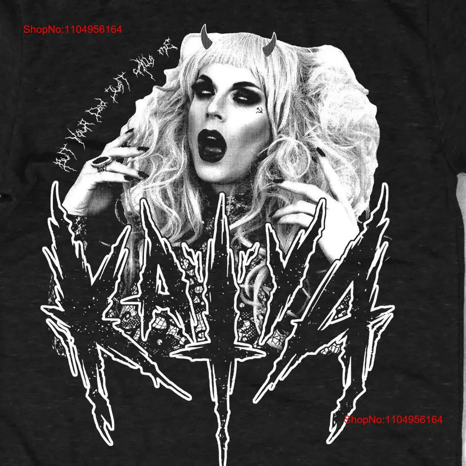 Katya Zamo Mas o seu pai só me chama camiseta de metal preto Rupaul Drag Race Trixie Mattel Read U Wrote Tracy Martel BALD