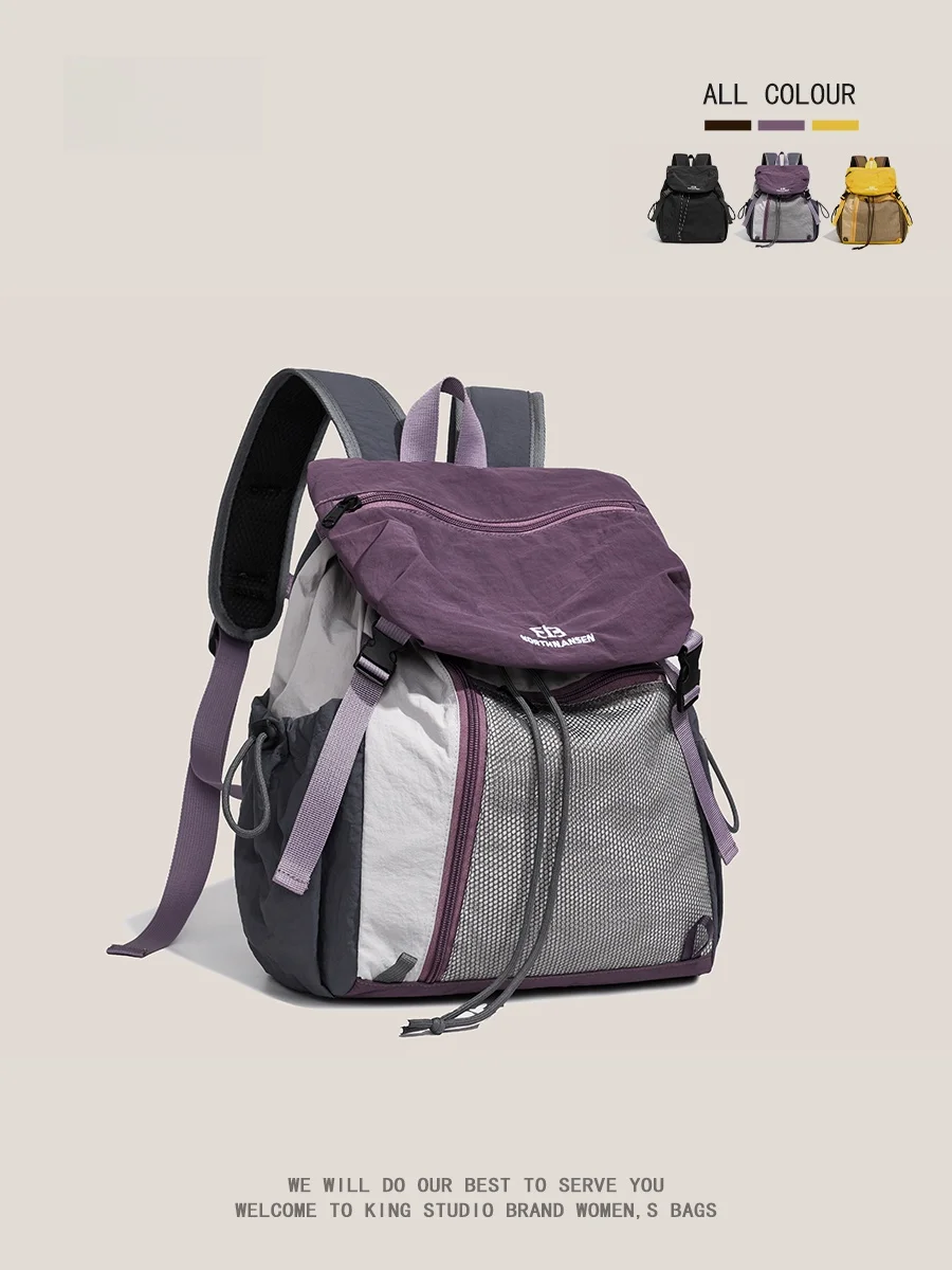 

Casual Travel Lightweight Large Capaci Bapa for Students And Young People with Cuter Carent Dual oulder Bag