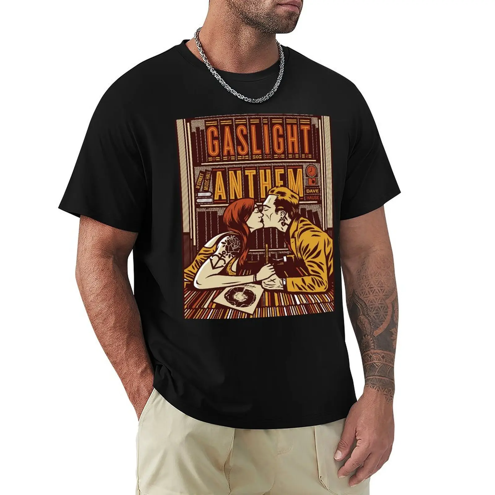 the gaslight anthem T-Shirt g man t shirts for men T-Shirt