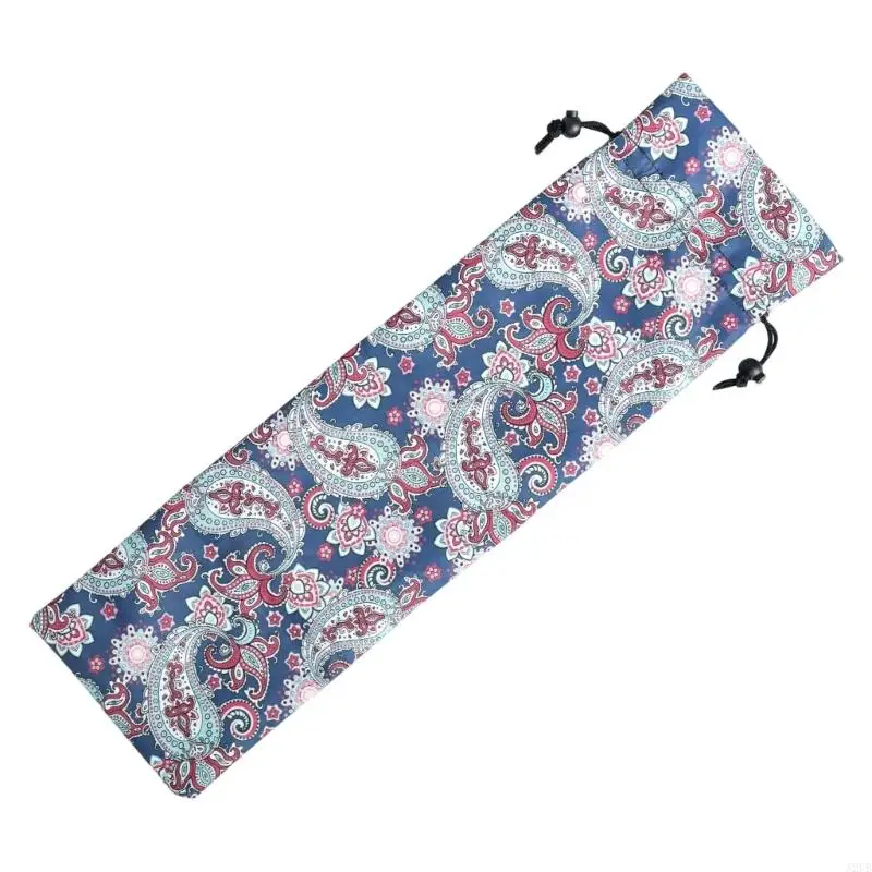 Mahjong-Organizer-Etui mit Kordelzugverschluss, großes Fach, Mahjong-Schiebelineal-Tasche für Partys und Ausflüge A2UB – Detail 3