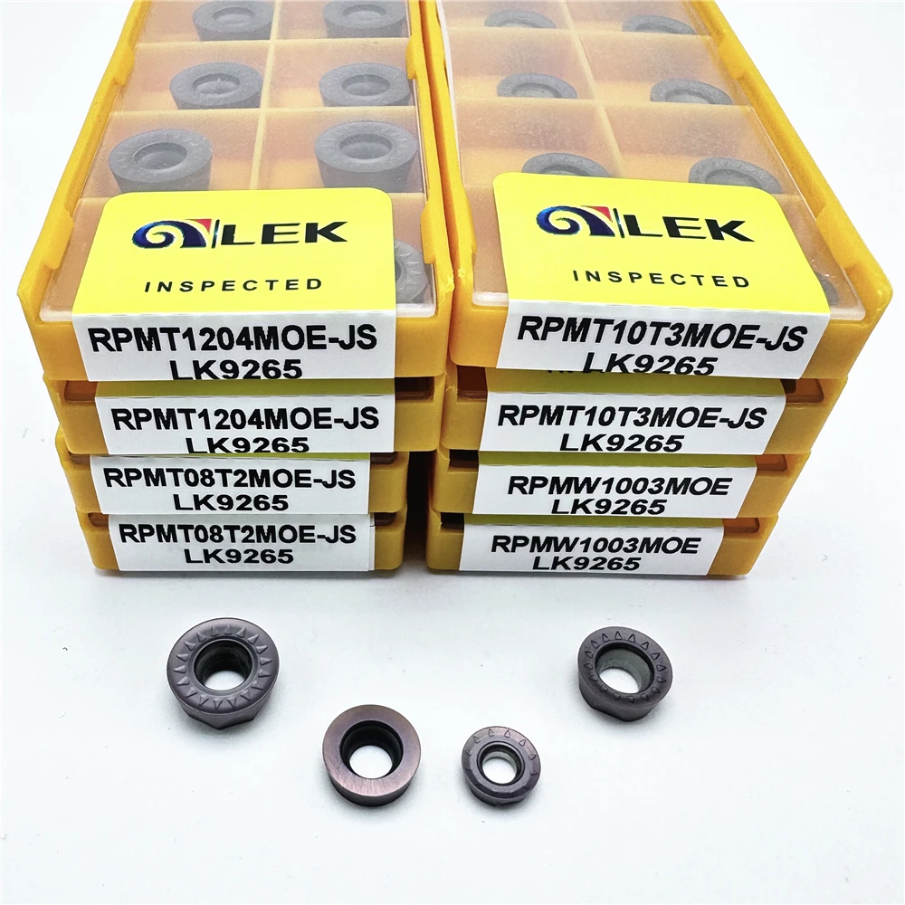 RPMT08T2 RPMT10T3 RPMW1003 RPMT1204 RPMT1606 LK9265 Milling Carbide Inserts Indexable CNC Lathe Tools Steel Processing