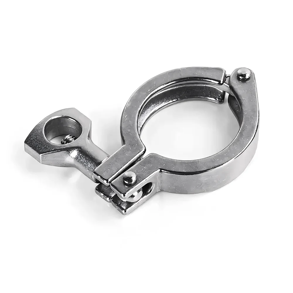 SS304 Tri-Clamp Clover Sanitär-Schnellkupplung 1-8 Zoll 25,4-119mm für Heimbrauerei, Destillation, Lebensmittel- und Getränkeleitungen – Detail 2