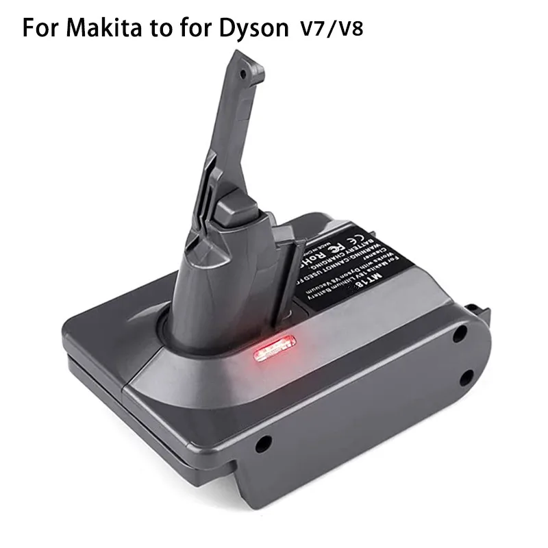 NEW Adapter for Makita 18V Li-ion Battery BL1850 BL1815 BL1830 Convert To for Dyson V7 V8 Battery for Dyson Vacuum Cleaner Use