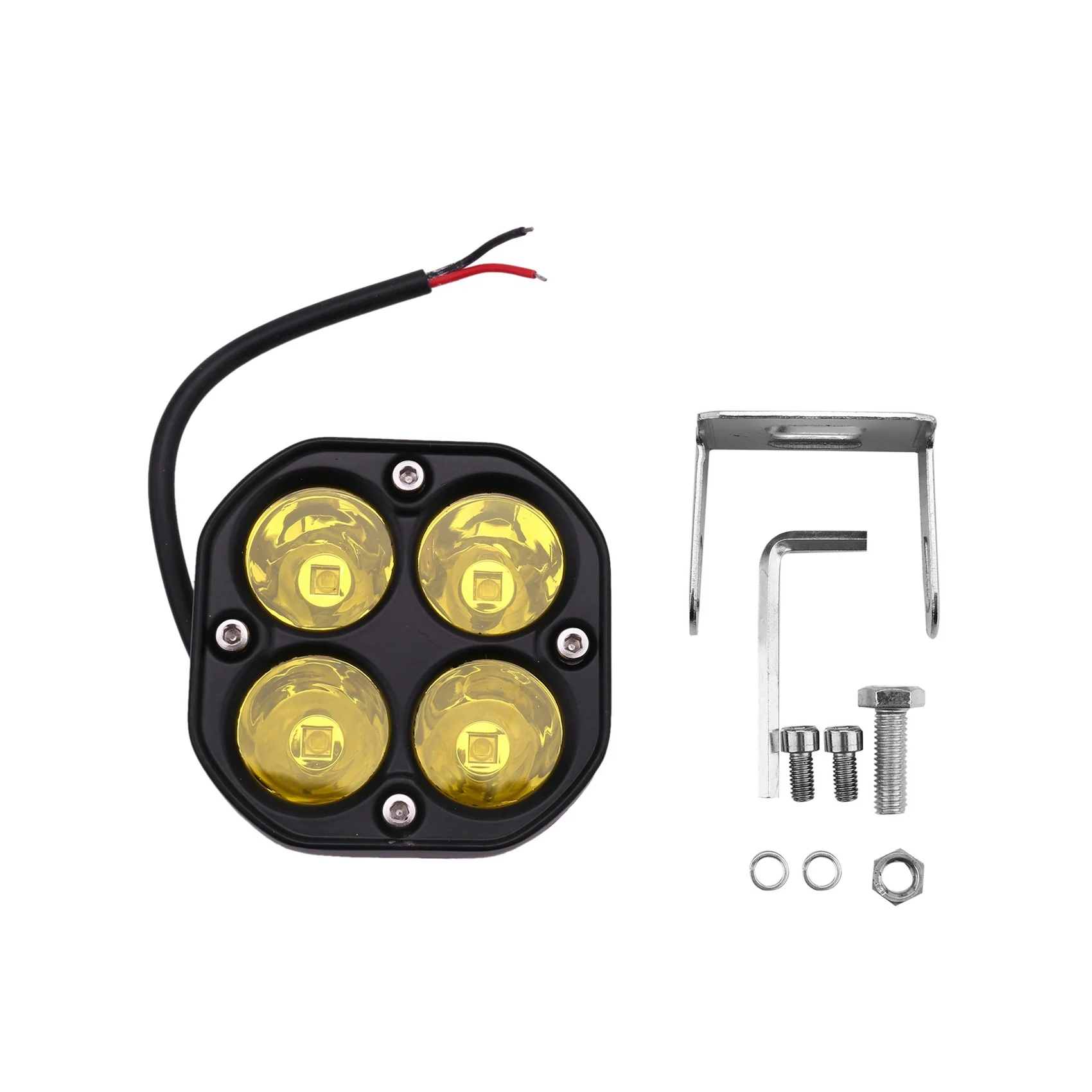 3 Inch DRL Led Work Light Pods for 4X4WD Truck Off Road Auto Car Driving Yellow Spotlights