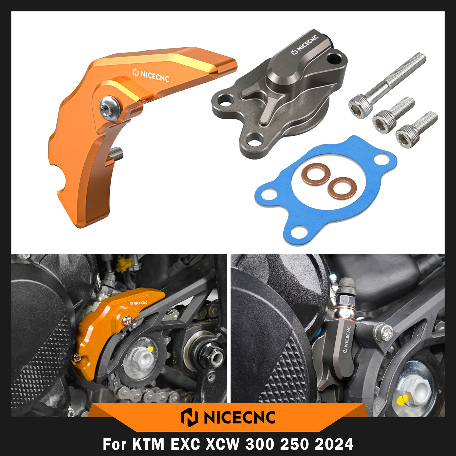 

Clutch Slave Cylinder & Clutch Slave Cylinder Cover For KTM EXC 300 EXC 250 For Husqvarna TE 300 TE 250 GasGas EC 300 250 2024