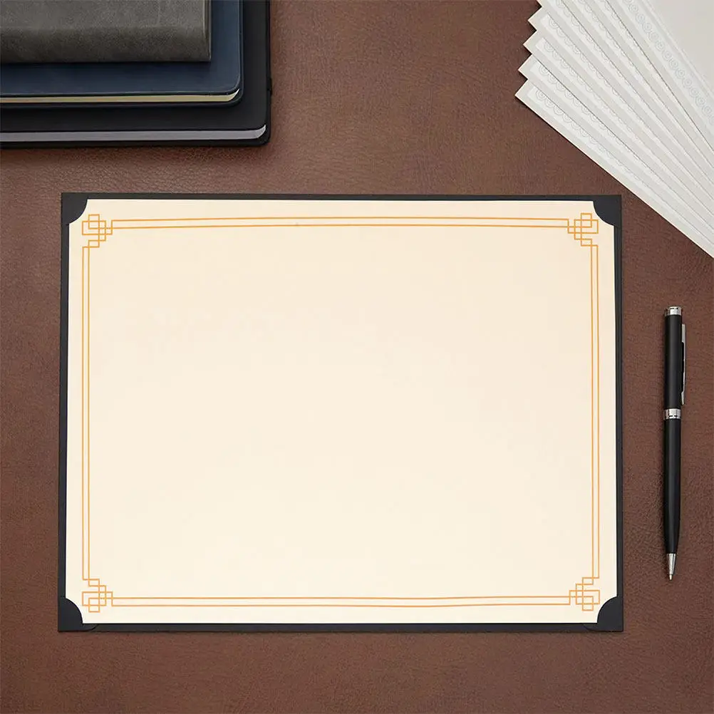 

15 Sheets A4 Blank Certificate Paper for Printing Diploma Graduation Certificates School Awards Recognition Documents Writable