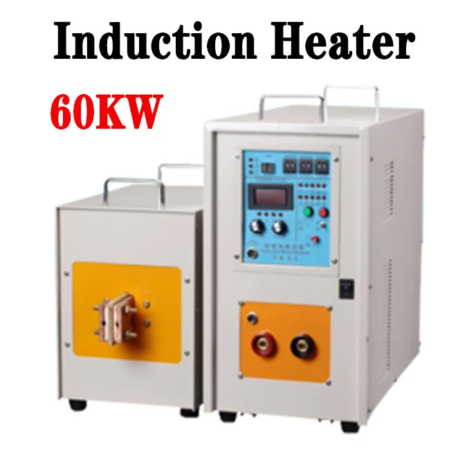 High frequency induction heater 60KW Quenching and annealing equipment 110V/220V welding machine Metal melting furnace