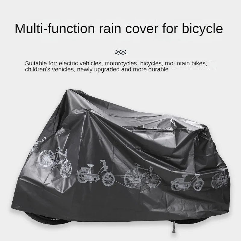 

Bicycle Rain Cover Dustproof Sun Shade Motorcycle Electric Vehicle Available in All Seasons Protect Your Car