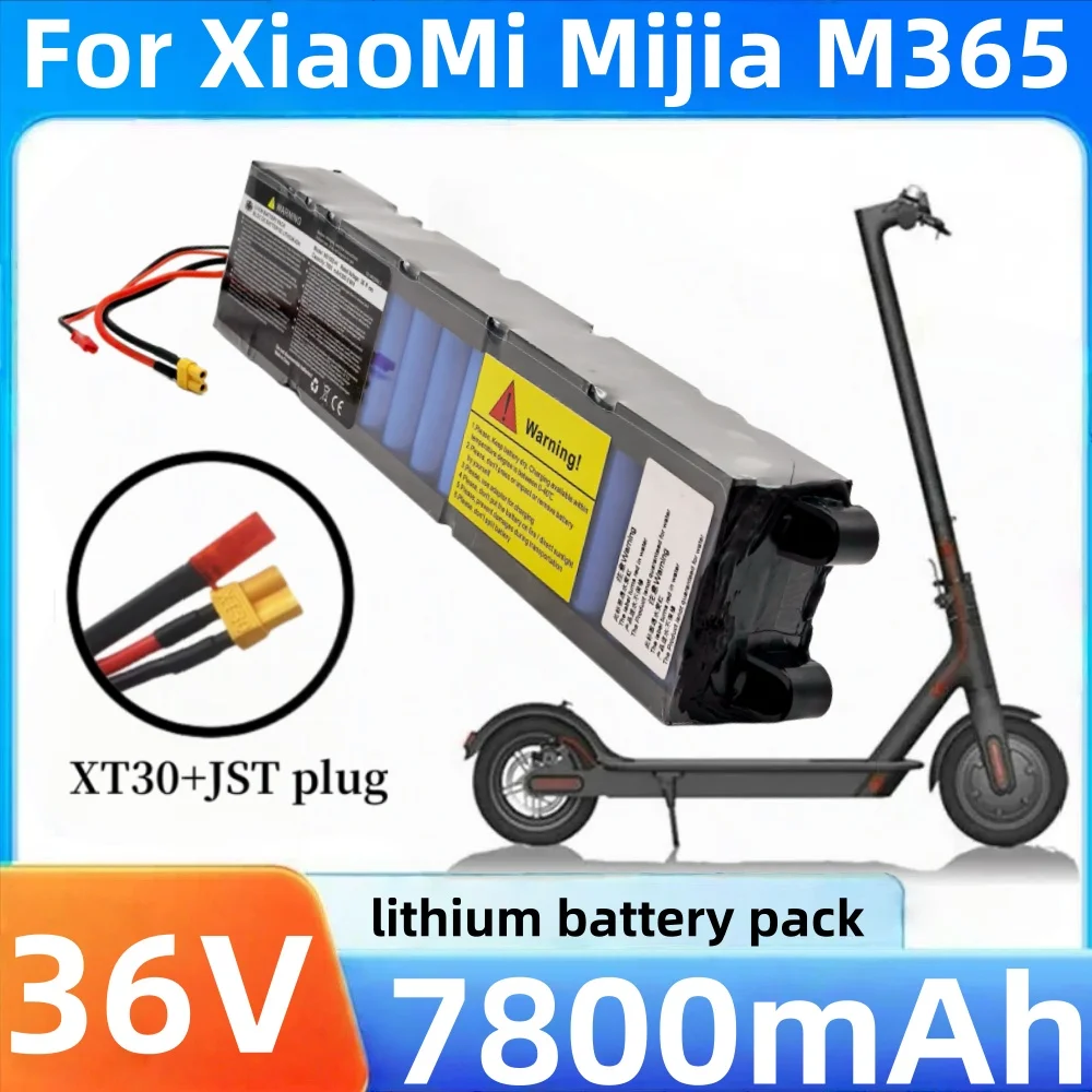 

For Xiaomi Mijia M365 Electric Scooter Battery Pack 36V 7.8Ah 60km Waterproof Replacement Scooter Battery for M365 Model