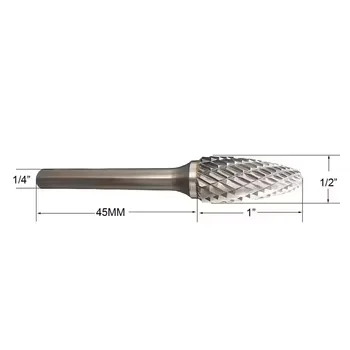 

10pcs Tungsten Carbide Rotary Burr Bit for Grinding Carving Rotary Burrs Metalworking