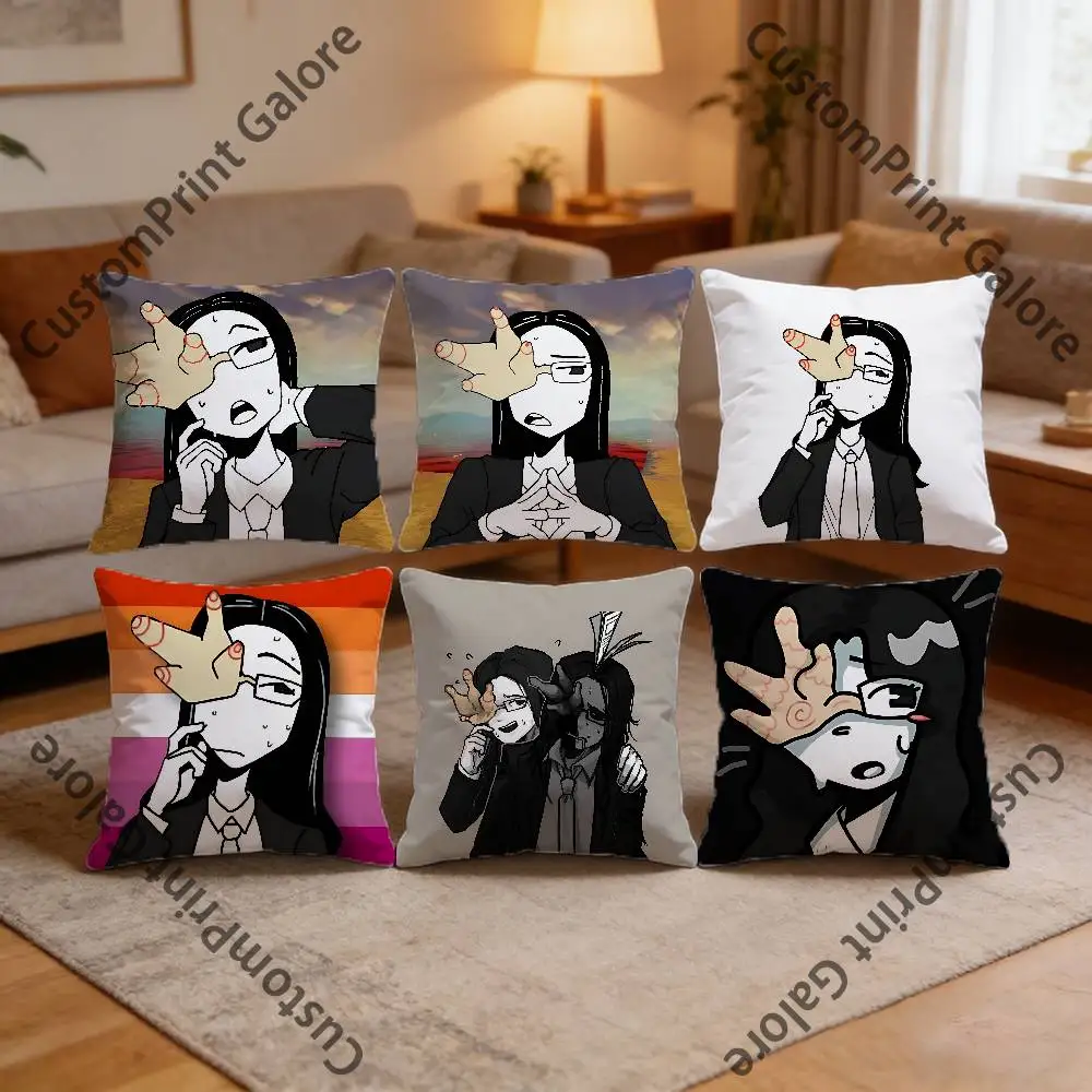 

CoralGlasses E-ENA Square Throw Pillow Cover Multiple Sizes Soft for Sofa Bedroom Living Room Home Decorative