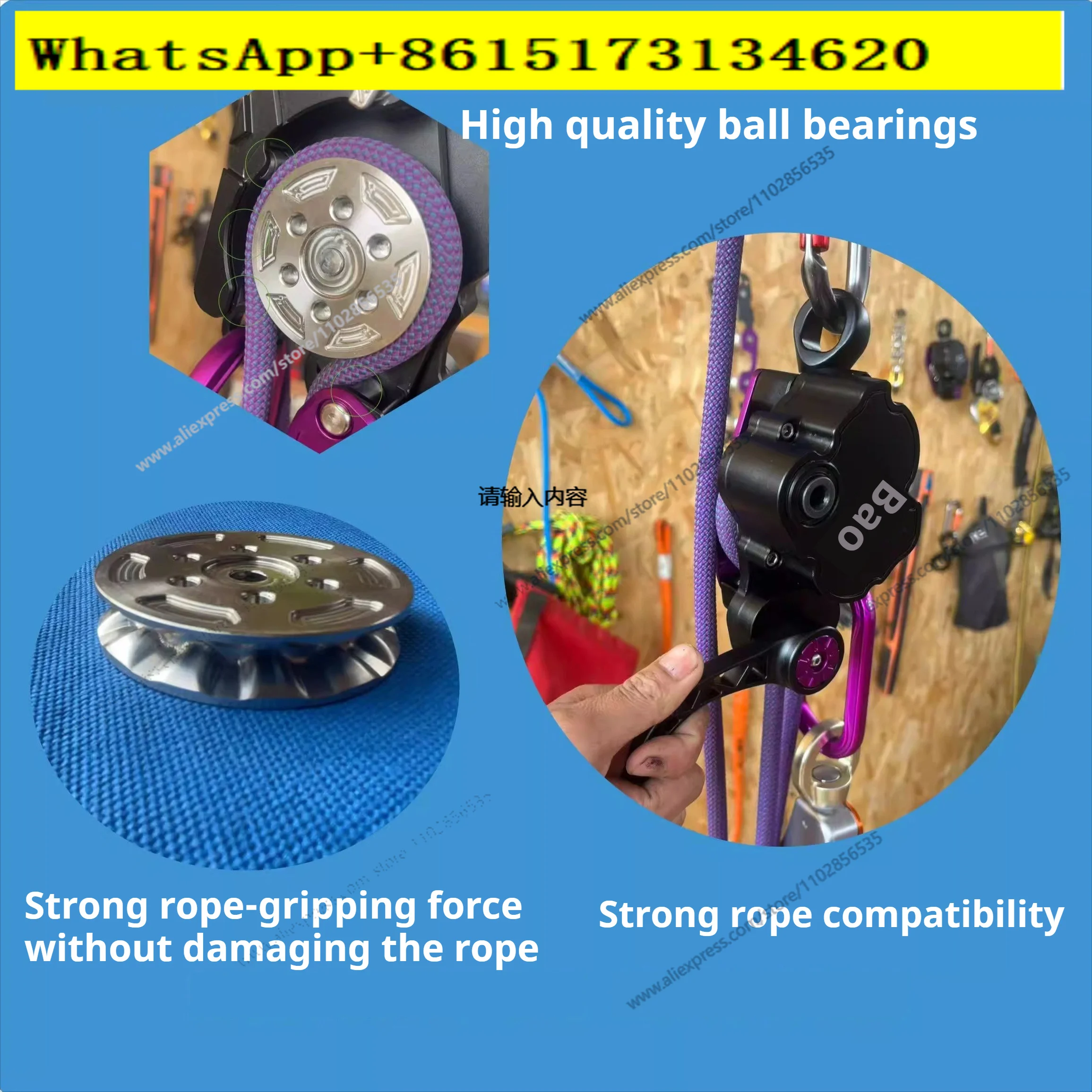 Arakno XGP Electric descender Device load150kg Lift Descender device with Universal Joint for Aerial Work/Rope Climbing machine