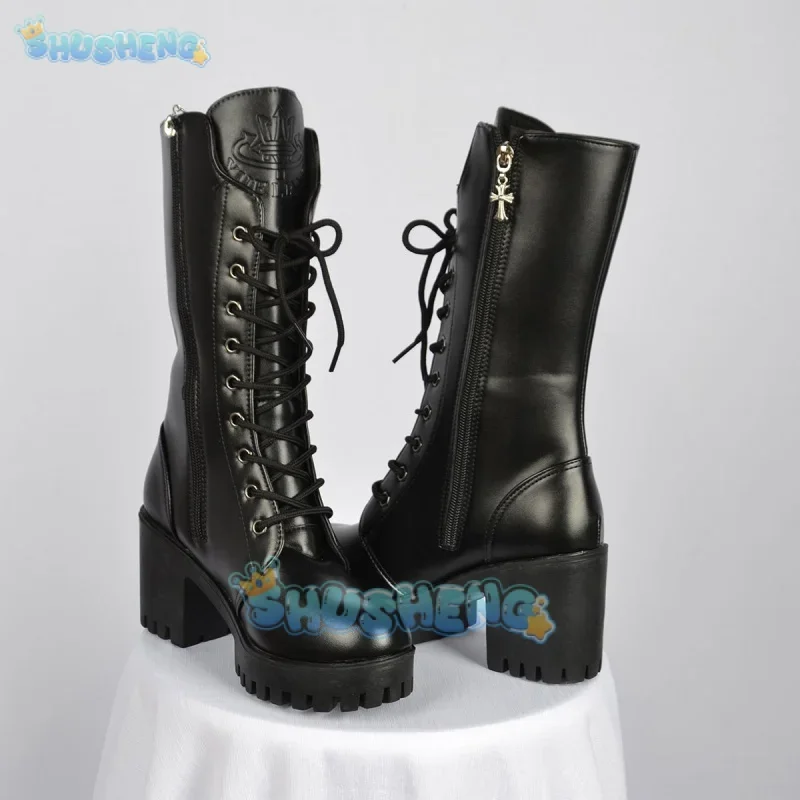 Genshin Impact Sapatos de Cosplay, Personagem de Anime, Lyney, Lynette