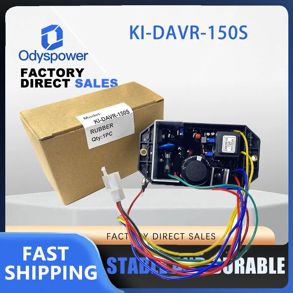High Quality AVR KI-DAVR-150S 150S3 Automatic Voltage Regulator Modules 220V Single Phase 15KW Kipor Generator Alternator Parts