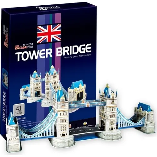 Cúbico diversão londres torre ponte modelo navios