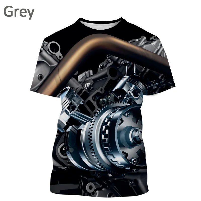 Men\'s/Women\'s Casual Hip Hop Personality Short Sleeve Harajuku Punk Style Electronic Chip 3D Printing Fashion T-shirt