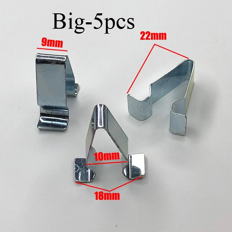5-50x Splitter Auto Tür Trim Panel Futter Clips Metall Innen Polsterung Retainer Niet Auto Fastener Clip für VW Audi Seat Skoda