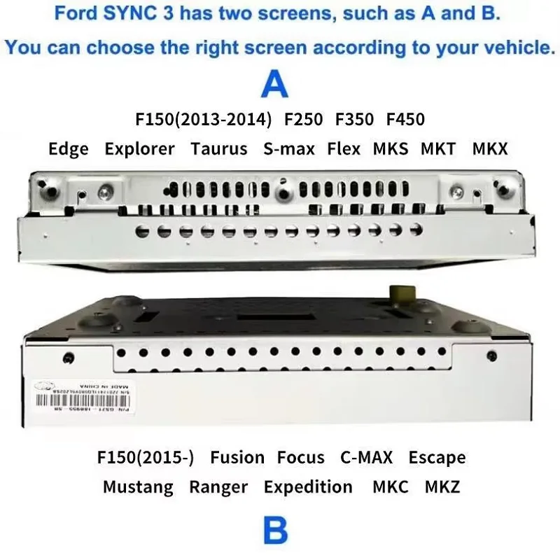 Geeignet für Ford Lincoln Sync 3 Werks-SYNC2 zu SYNC3 Upgrade-Kit APIM-Modul Antenne Carplay GPS-Navigation Passend – Detail 5