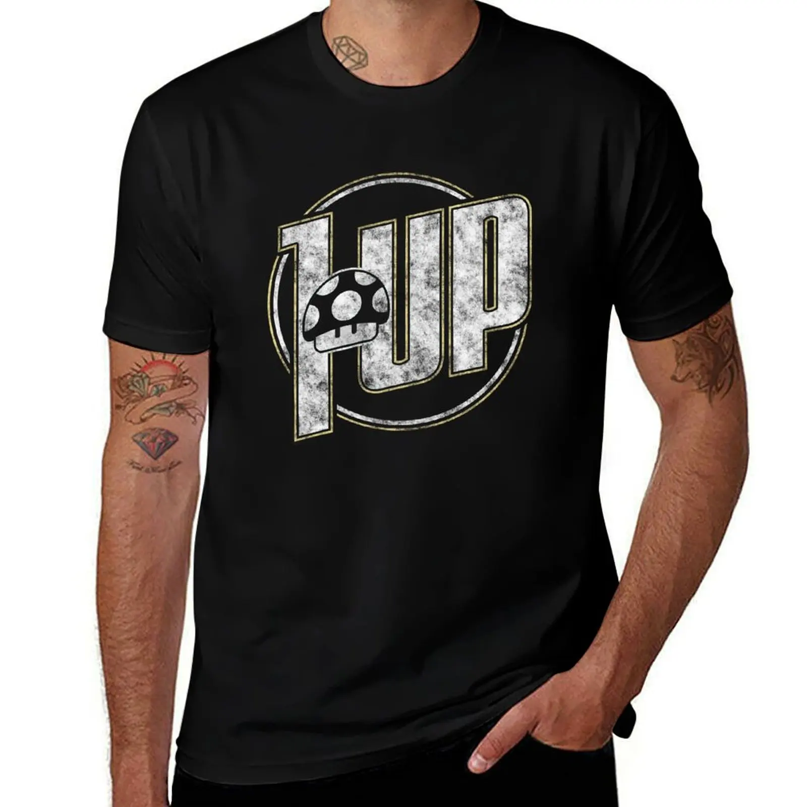 

1-Up T-Shirt man t shirt heavy cotton t shirt man designer T-Shirt