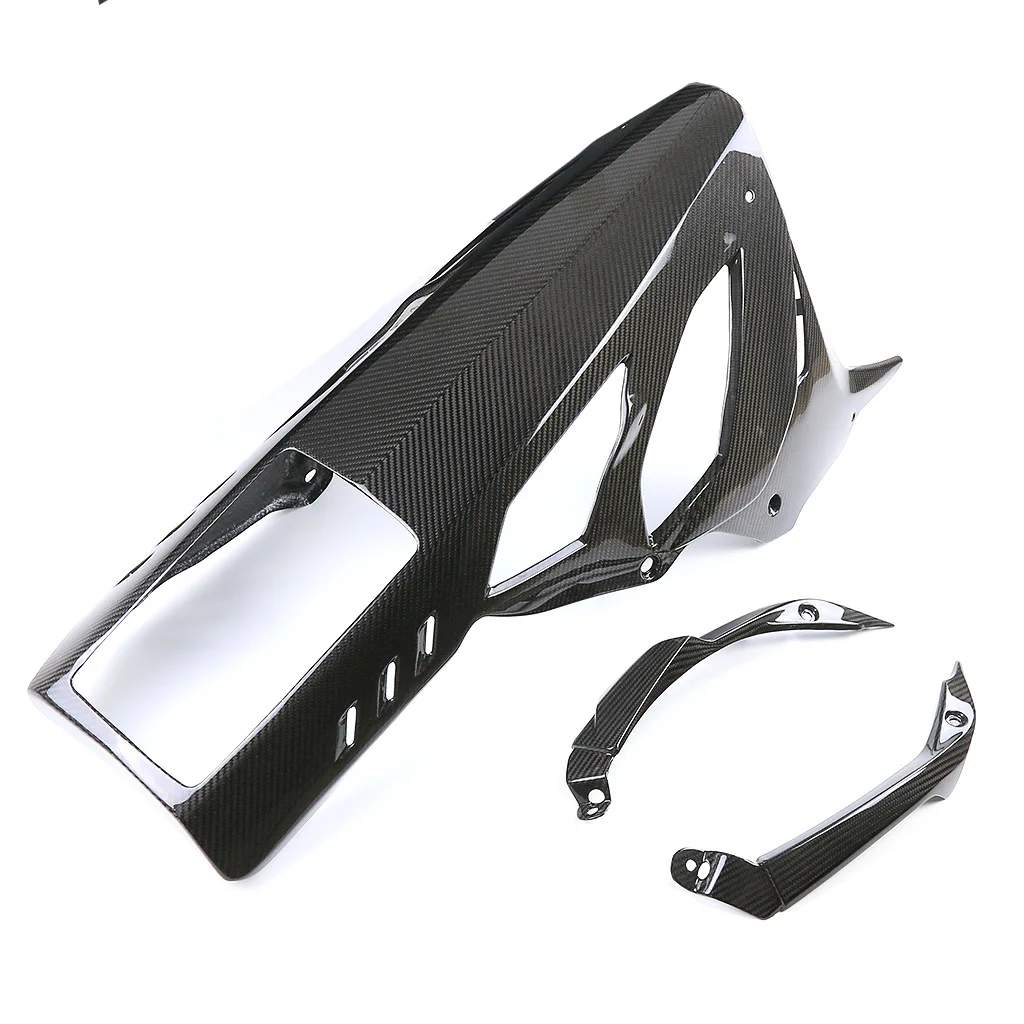 

Applicable to S1000rr M1000RR double R modified carbon fiber shell accessories belly pot, large surrounding