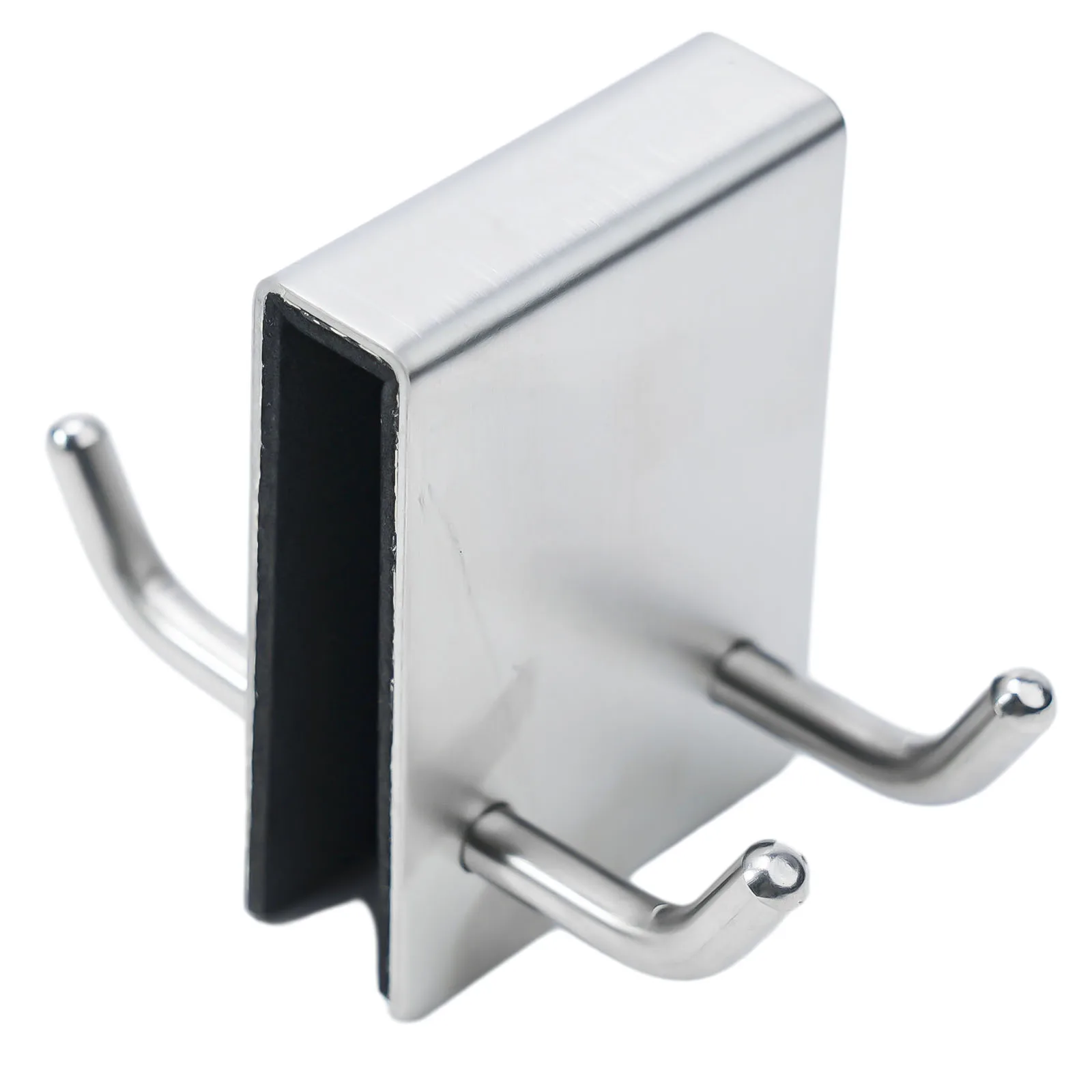 Multifunction Shower Hooks with Scratch Resistant Sponge Easy No Drill Installation for Hanging Towels and More