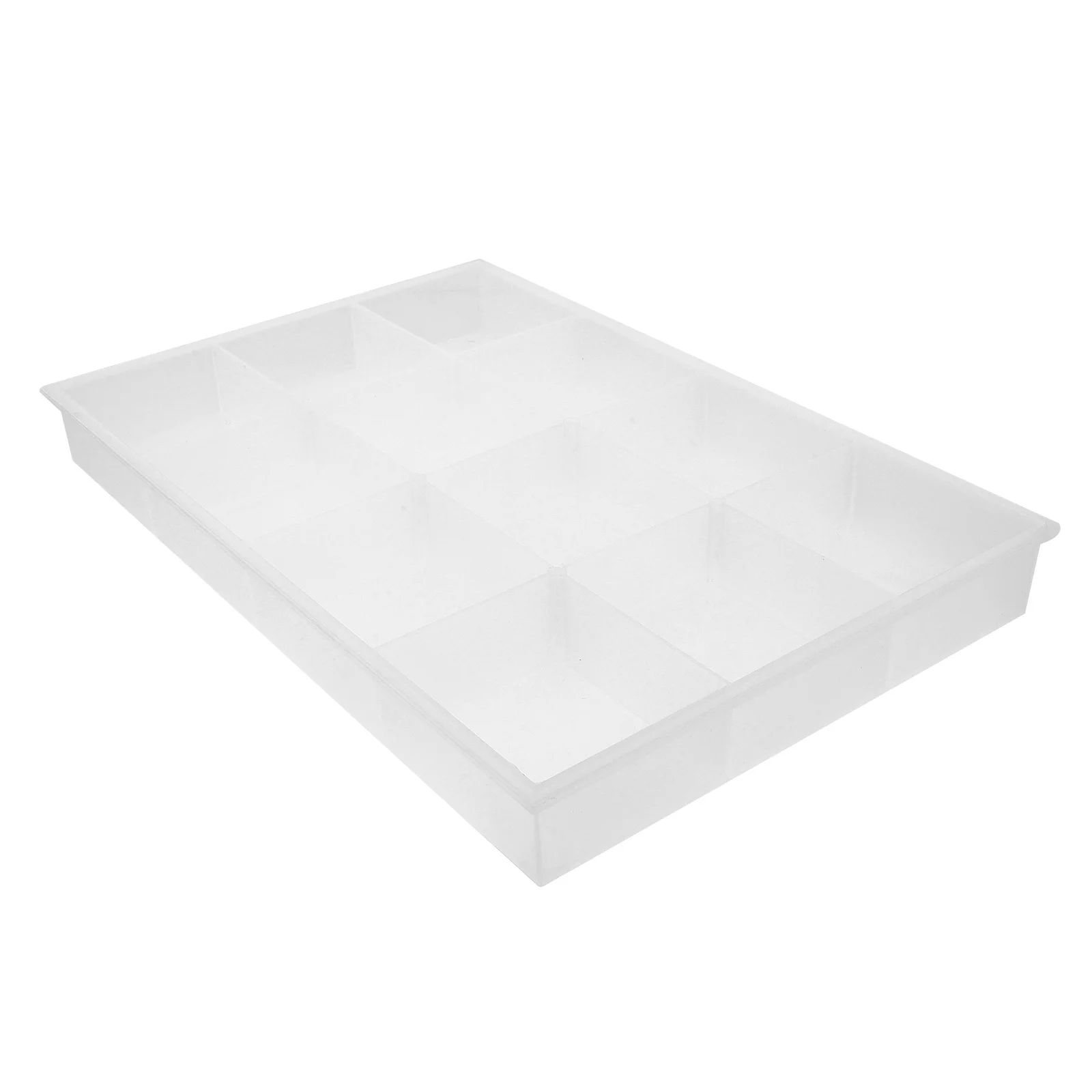 

12-Grid Small Storage Box Clear Durable Organizer for Jewelry Beads Nail Charms Crafts Parts Storage Grid Box Bead Organizer