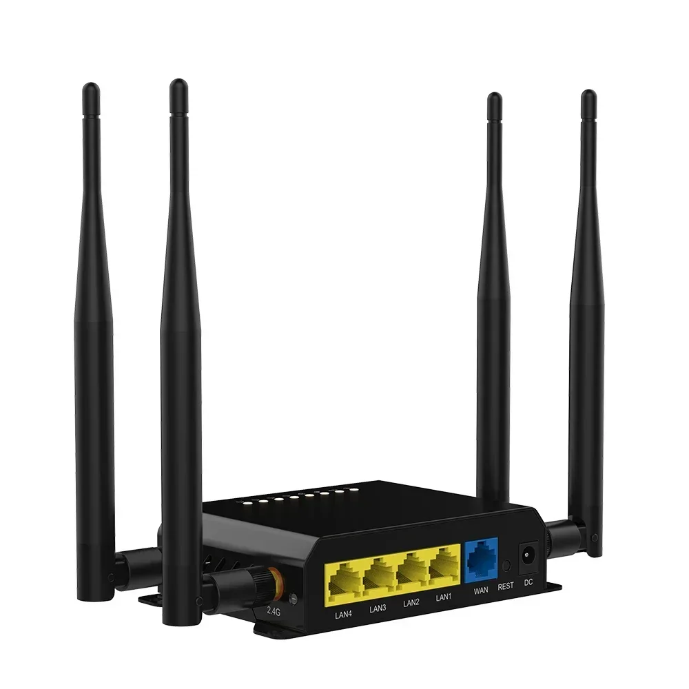 WE826-Q-WD Aluminium VPN 4G LTE SIM Card Router