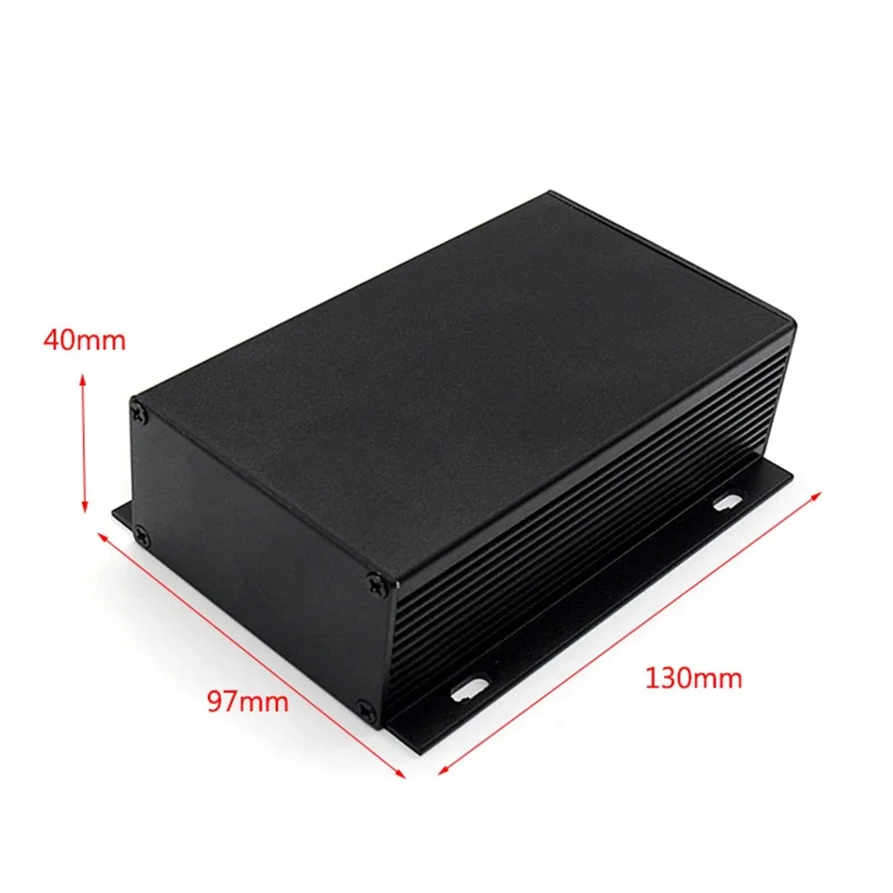40x97x130mm New Aluminum Extruded Junction Box Electrical Aluminum Housing PCB Instrument Project Amplifier Enclosure LK-ALW16