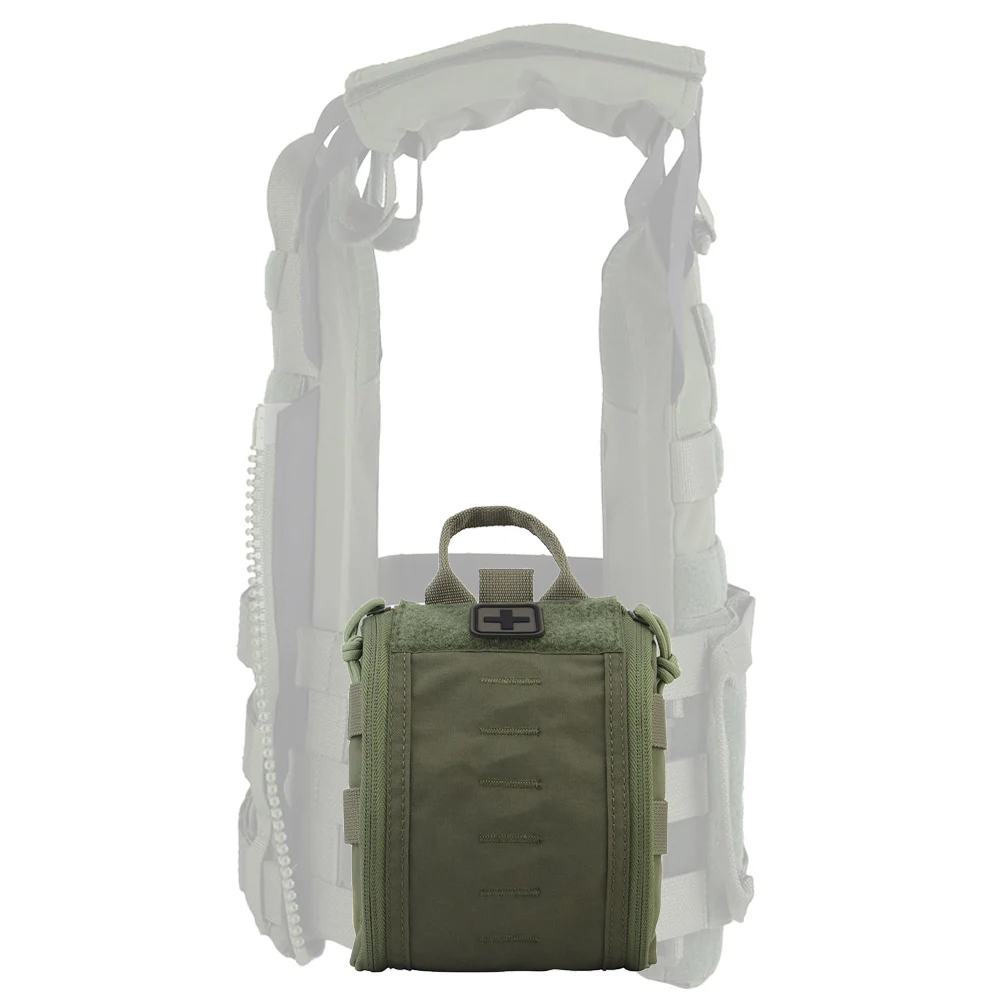 

Tactical EDC Molle Pouch Quick Release IFAK Waist Bag Survival Emergency Medical Kit Outdoor First Aid Kit Plate Carrier Gear