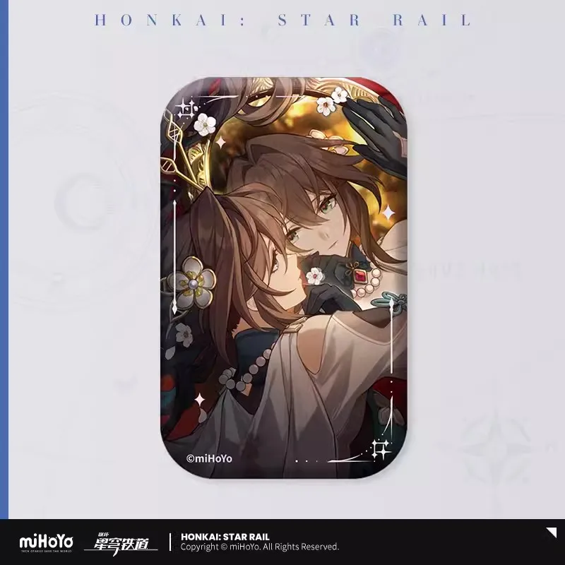 Pre Sale miHoYo Official Honkai Star Rail Light Cone Series Tinplate Badge DANHENG Trailblazer Clara Welt March 7th Cosplay