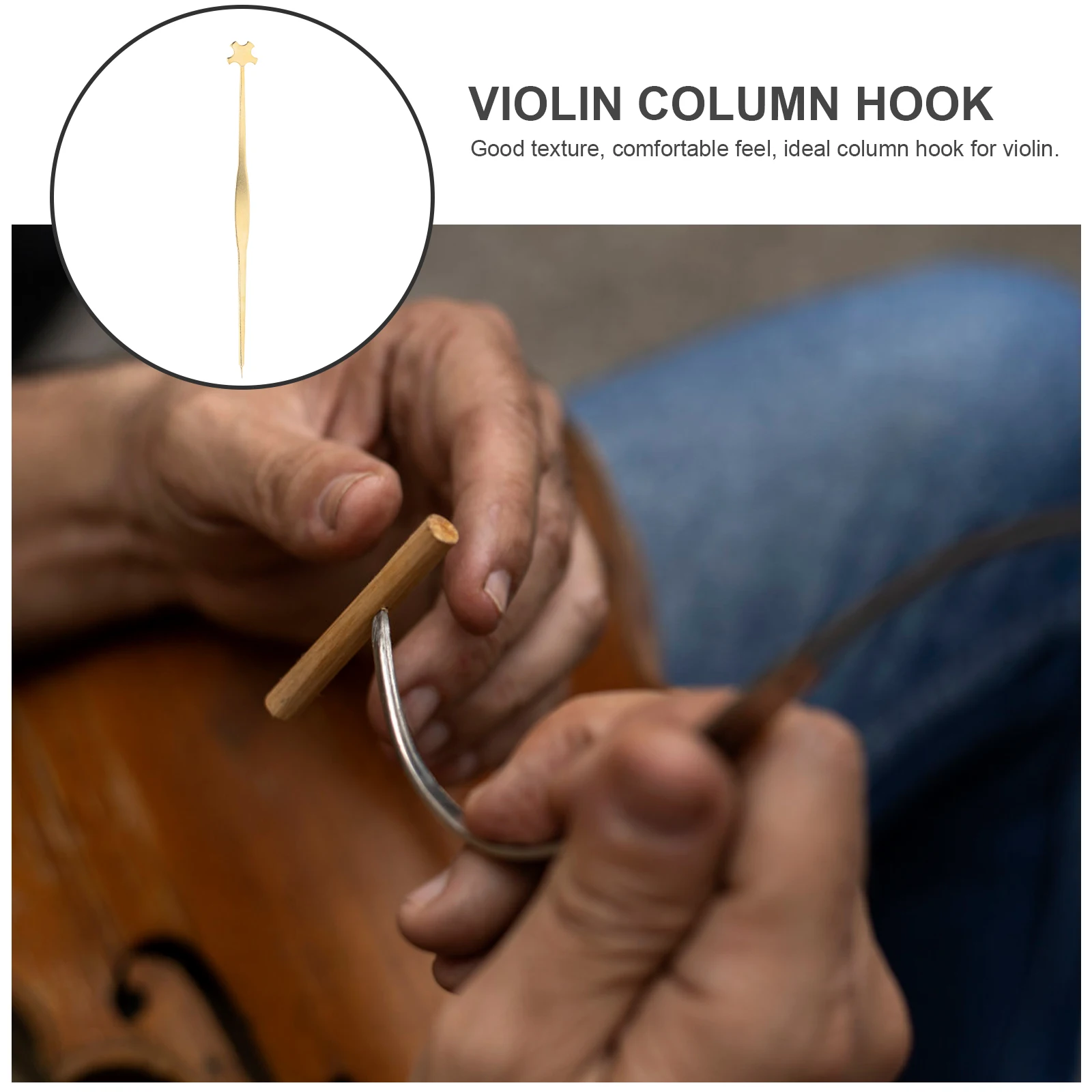 

Alloy Sound Post Setter Column Hook For Violin Durable Rust-Resistant Smooth Metal Tool Violin Accessories Musical Instrument