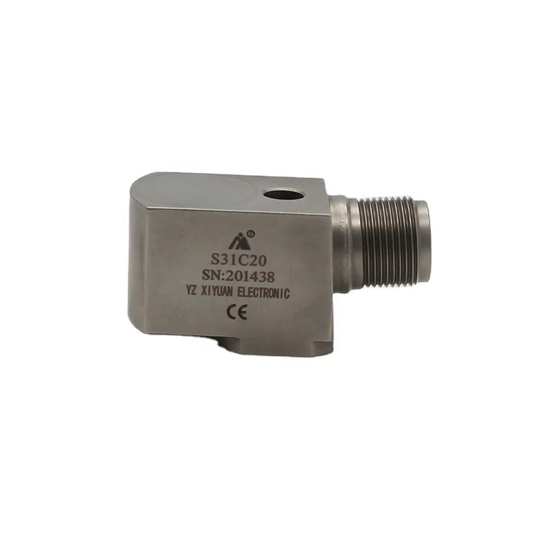 Piezoelectric Vibration Velocity Sensor for Industrial Sensor Transducer 4-20mA Output 0~20mm/s Measurement Vibration Sensor