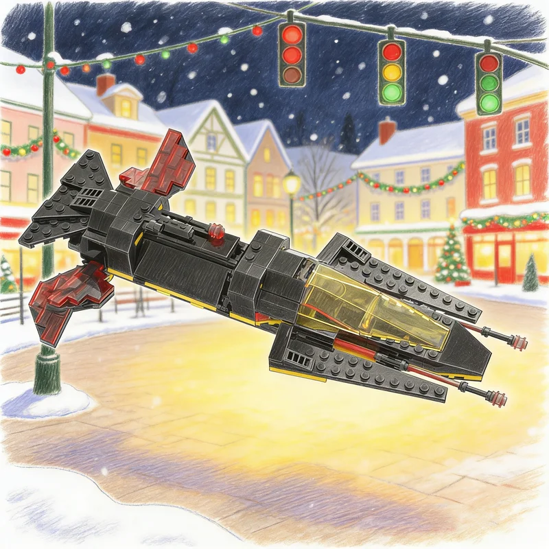 

Конструктор MOC Blacktron Reimagined Cruiser Space I, 361 деталь, модель для сборки, игрушка-подарок, креативный коллекционный предмет для демонстрации, премиум-класс, для взрослых